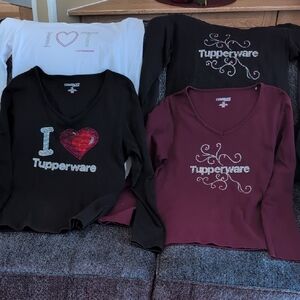 Set Of 4 Long Sleeved Tees